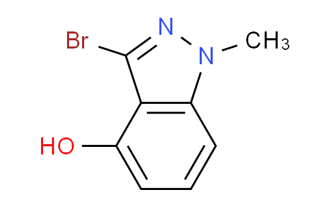 CAS No. 1781821-06-4, 3-Bromo-1-methyl-1H-indazol-4-ol