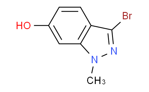 CAS No. 1781870-22-1, 3-Bromo-1-methyl-1H-indazol-6-ol