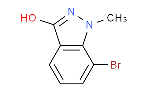 CAS No. 1626336-64-8, 7-Bromo-1-methyl-1H-indazol-3-ol