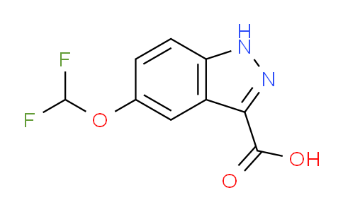 CAS No. 858661-78-6, 5-(Difluoromethoxy)-1H-indazole-3-carboxylic acid