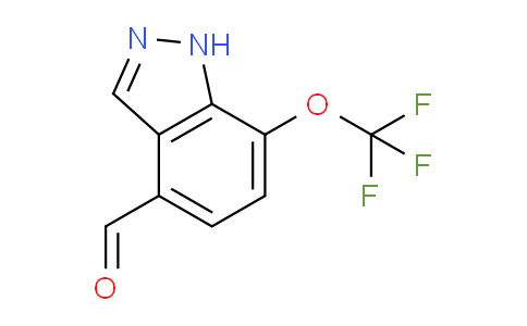 CAS No. 1956378-88-3, 7-(Trifluoromethoxy)-1H-indazole-4-carbaldehyde