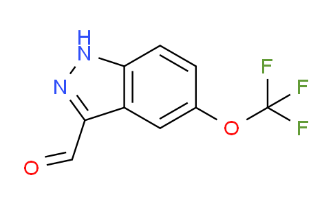 CAS No. 1082040-40-1, 5-(Trifluoromethoxy)-1H-indazole-3-carbaldehyde