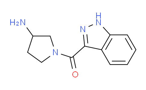 CAS No. 1707735-65-6, (3-Aminopyrrolidin-1-yl)(1H-indazol-3-yl)methanone