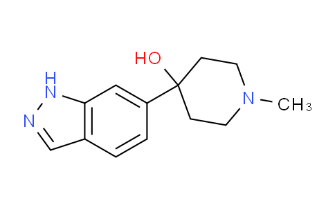 CAS No. 885272-30-0, 4-(1H-Indazol-6-yl)-1-methylpiperidin-4-ol