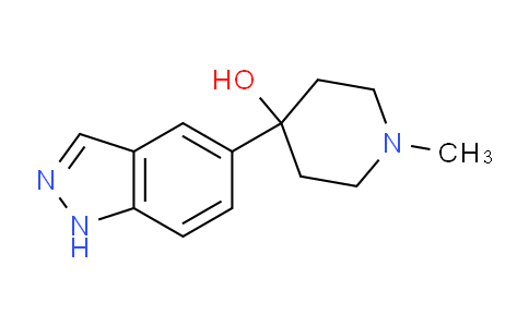 CAS No. 885272-62-8, 4-(1H-Indazol-5-yl)-1-methylpiperidin-4-ol