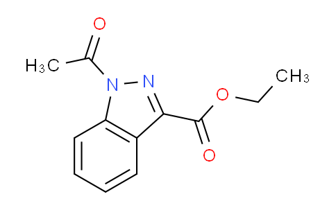 CAS No. 78155-12-1, Ethyl 1-acetyl-1H-indazole-3-carboxylate