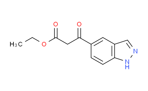 CAS No. 887411-61-2, Ethyl 3-(1H-indazol-5-yl)-3-oxopropanoate