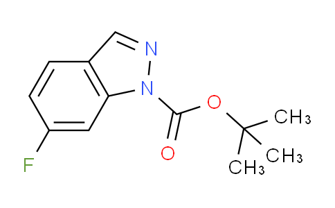 CAS No. 1337879-80-7, tert-Butyl 6-fluoro-1H-indazole-1-carboxylate