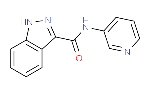 CAS No. 23708-68-1, N-(Pyridin-3-yl)-1H-indazole-3-carboxamide