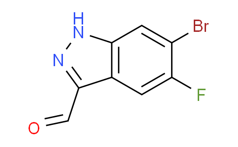 CAS No. 1352394-47-8, 6-Bromo-5-fluoro-1H-indazole-3-carbaldehyde