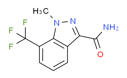 CAS No. 1638591-49-7, 1-Methyl-7-(trifluoromethyl)-1H-indazole-3-carboxamide