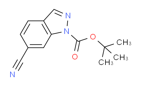 CAS No. 1337882-28-6, tert-Butyl 6-cyano-1H-indazole-1-carboxylate