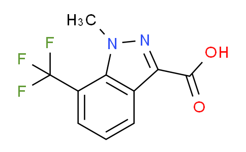 CAS No. 1956318-35-6, 1-Methyl-7-(trifluoromethyl)-1H-indazole-3-carboxylic acid