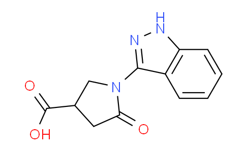 CAS No. 1401319-18-3, 1-(1H-Indazol-3-yl)-5-oxopyrrolidine-3-carboxylic acid