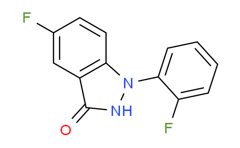 CAS No. 888952-52-1, 5-Fluoro-1-(2-fluorophenyl)-1H-indazol-3(2H)-one