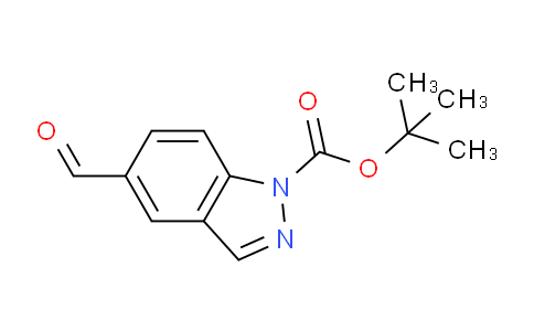 CAS No. 635713-71-2, tert-Butyl 5-formyl-1H-indazole-1-carboxylate