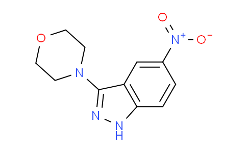CAS No. 67400-26-4, 4-(5-Nitro-1H-indazol-3-yl)morpholine