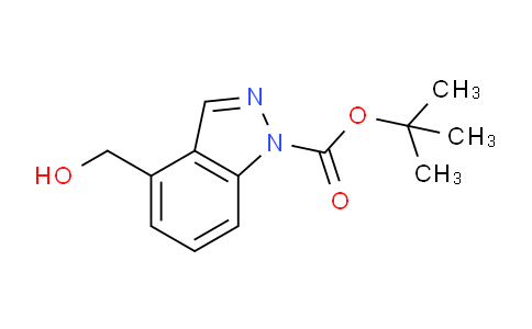CAS No. 1252572-30-7, tert-Butyl 4-(hydroxymethyl)-1H-indazole-1-carboxylate