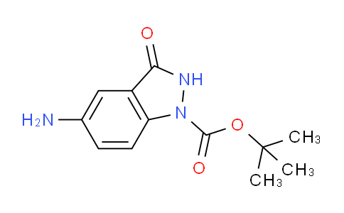 CAS No. 1036389-72-6, tert-Butyl 5-amino-3-oxo-2,3-dihydro-1H-indazole-1-carboxylate
