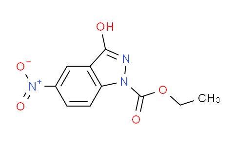 CAS No. 178160-22-0, Ethyl 3-hydroxy-5-nitro-1H-indazole-1-carboxylate