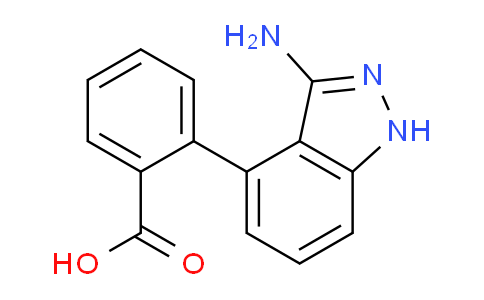 CAS No. 1464091-59-5, 2-(3-Amino-1H-indazol-4-yl)benzoic acid