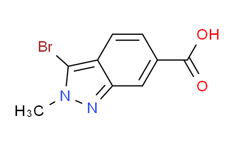 CAS No. 1638761-43-9, 3-Bromo-2-methyl-2H-indazole-6-carboxylic acid