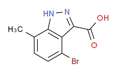 CAS No. 887578-90-7, 4-Bromo-7-methyl-1H-indazole-3-carboxylic acid