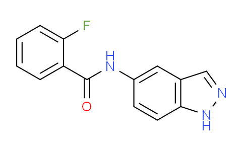 CAS No. 710329-44-5, 2-Fluoro-N-(1H-indazol-5-yl)benzamide