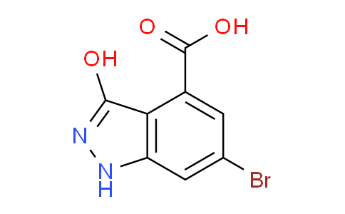 CAS No. 885523-69-3, 6-Bromo-3-hydroxy-1H-indazole-4-carboxylic acid