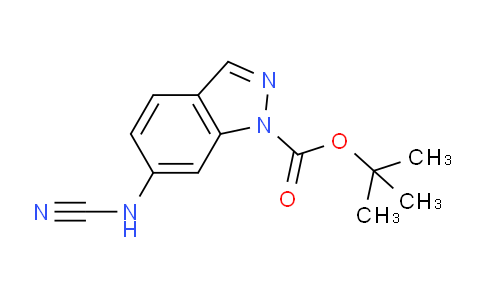CAS No. 401510-60-9, tert-Butyl 6-cyanamido-1H-indazole-1-carboxylate