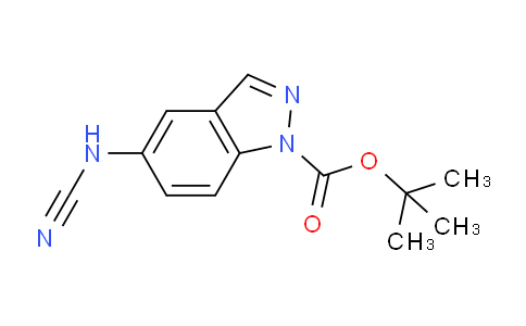 CAS No. 887594-17-4, tert-Butyl 5-cyanamido-1H-indazole-1-carboxylate