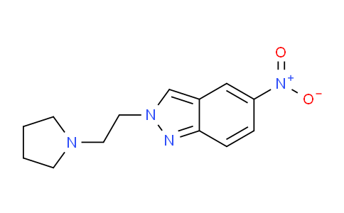 CAS No. 690265-59-9, 5-Nitro-2-(2-(pyrrolidin-1-yl)ethyl)-2H-indazole