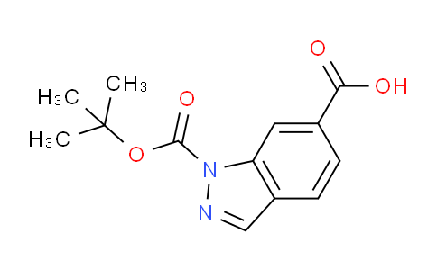 CAS No. 1158767-36-2, 1-(tert-Butoxycarbonyl)-1H-indazole-6-carboxylic acid