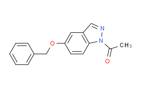 CAS No. 568596-29-2, 1-(5-(Benzyloxy)-1H-indazol-1-yl)ethan-1-one