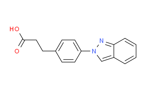 CAS No. 81265-72-7, 3-(4-(2H-Indazol-2-yl)phenyl)propanoic acid