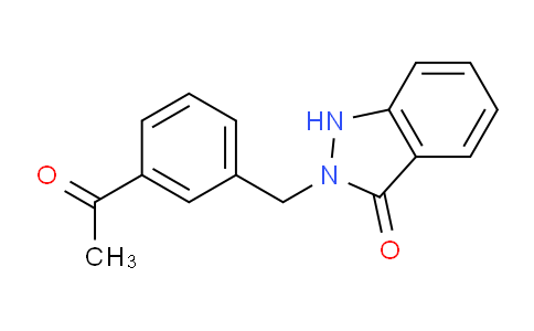 CAS No. 89438-63-1, 2-(3-Acetylbenzyl)-1H-indazol-3(2H)-one