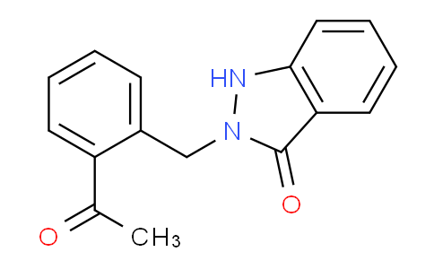 CAS No. 89438-64-2, 2-(2-Acetylbenzyl)-1H-indazol-3(2H)-one