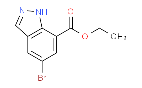 CAS No. 1220039-34-8, Ethyl 5-Bromo-1H-indazole-7-carboxylate