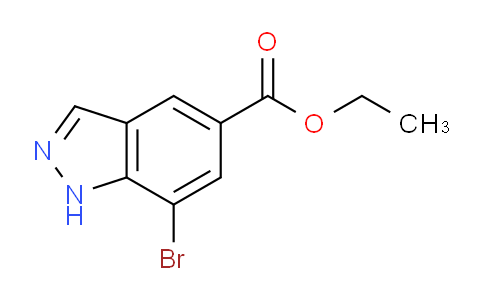 CAS No. 1355170-90-9, Ethyl 7-bromo-1H-indazole-5-carboxylate