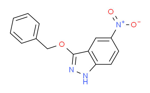 CAS No. 178160-28-6, 3-(Benzyloxy)-5-nitro-1H-indazole