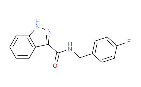 CAS No. 930893-63-3, N-(4-Fluorobenzyl)-1H-indazole-3-carboxamide