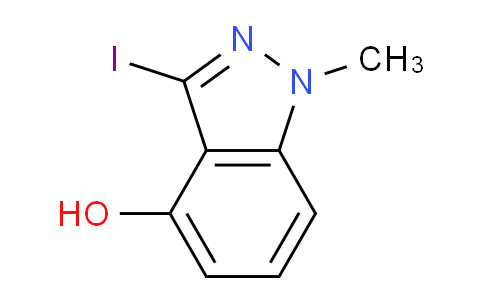CAS No. 1823931-40-3, 3-Iodo-1-methyl-1H-indazol-4-ol