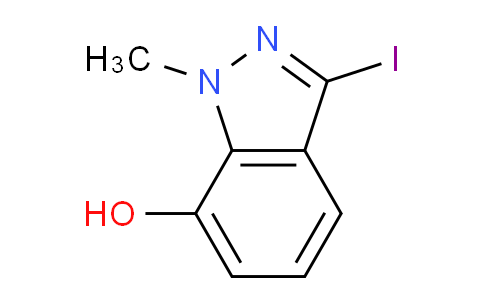 CAS No. 1823954-66-0, 3-Iodo-1-methyl-1H-indazol-7-ol