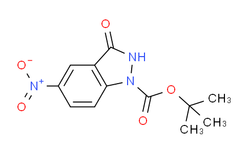 CAS No. 876343-67-8, tert-Butyl 5-nitro-3-oxo-2,3-dihydro-1H-indazole-1-carboxylate