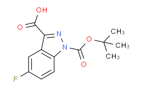 CAS No. 886368-29-2, 1-(tert-Butoxycarbonyl)-5-fluoro-1H-indazole-3-carboxylic acid