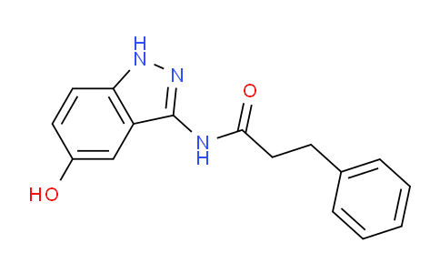 CAS No. 511204-84-5, N-(5-Hydroxy-1H-indazol-3-yl)-3-phenylpropanamide
