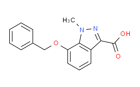 CAS No. 133841-13-1, 7-(Benzyloxy)-1-methyl-1H-indazole-3-carboxylic acid