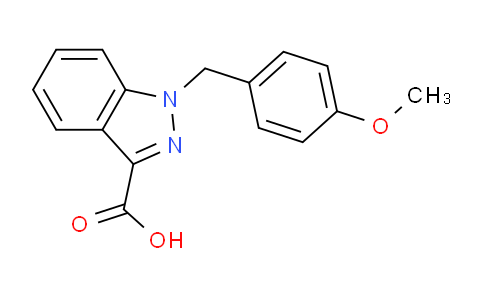 CAS No. 50264-71-6, 1-(4-Methoxybenzyl)-1H-indazole-3-carboxylic acid