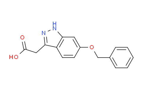 CAS No. 885272-16-2, 2-(6-(Benzyloxy)-1H-indazol-3-yl)acetic acid
