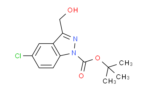CAS No. 1956382-91-4, tert-Butyl 5-chloro-3-(hydroxymethyl)-1H-indazole-1-carboxylate